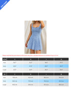 Sleeveless Backless Strappy Denim Mini Dress Lavish Daily