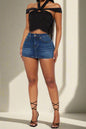 Denim Micro Mini Skirt Lavish Daily