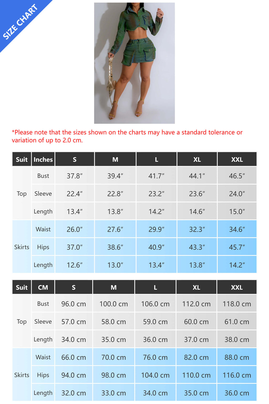 Cargo Denim Skirt Set Lavish Daily