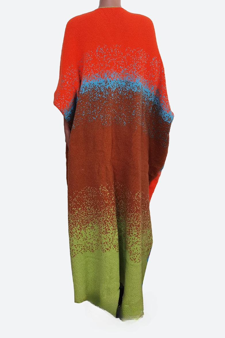 Loose Fit Knitted Long Cardigan