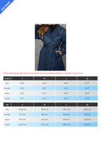 Belted Denim Trench Coat Lavish Daily
