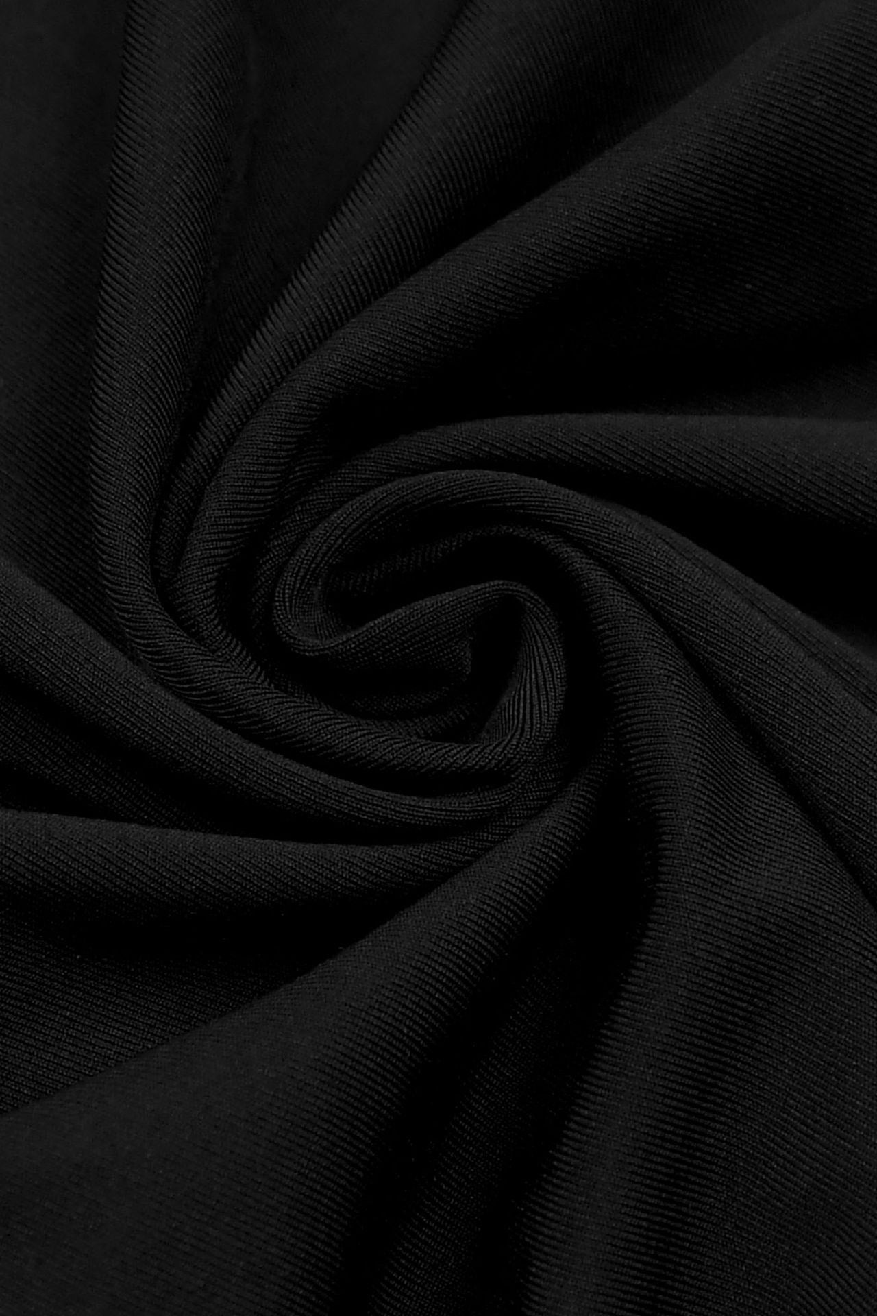 Rhinestone and Mesh Dress LavishDaily