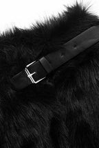 Cropped Faux Fur Jacket Lavish Daily