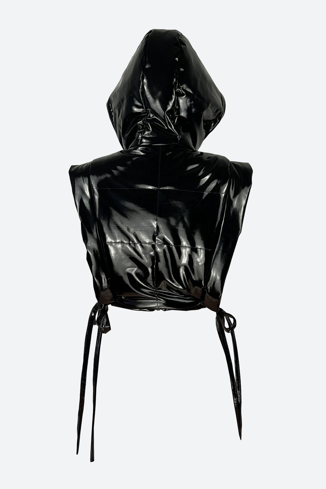 Sleeveless Hooded Puffer Coat Vest Lavish Daily