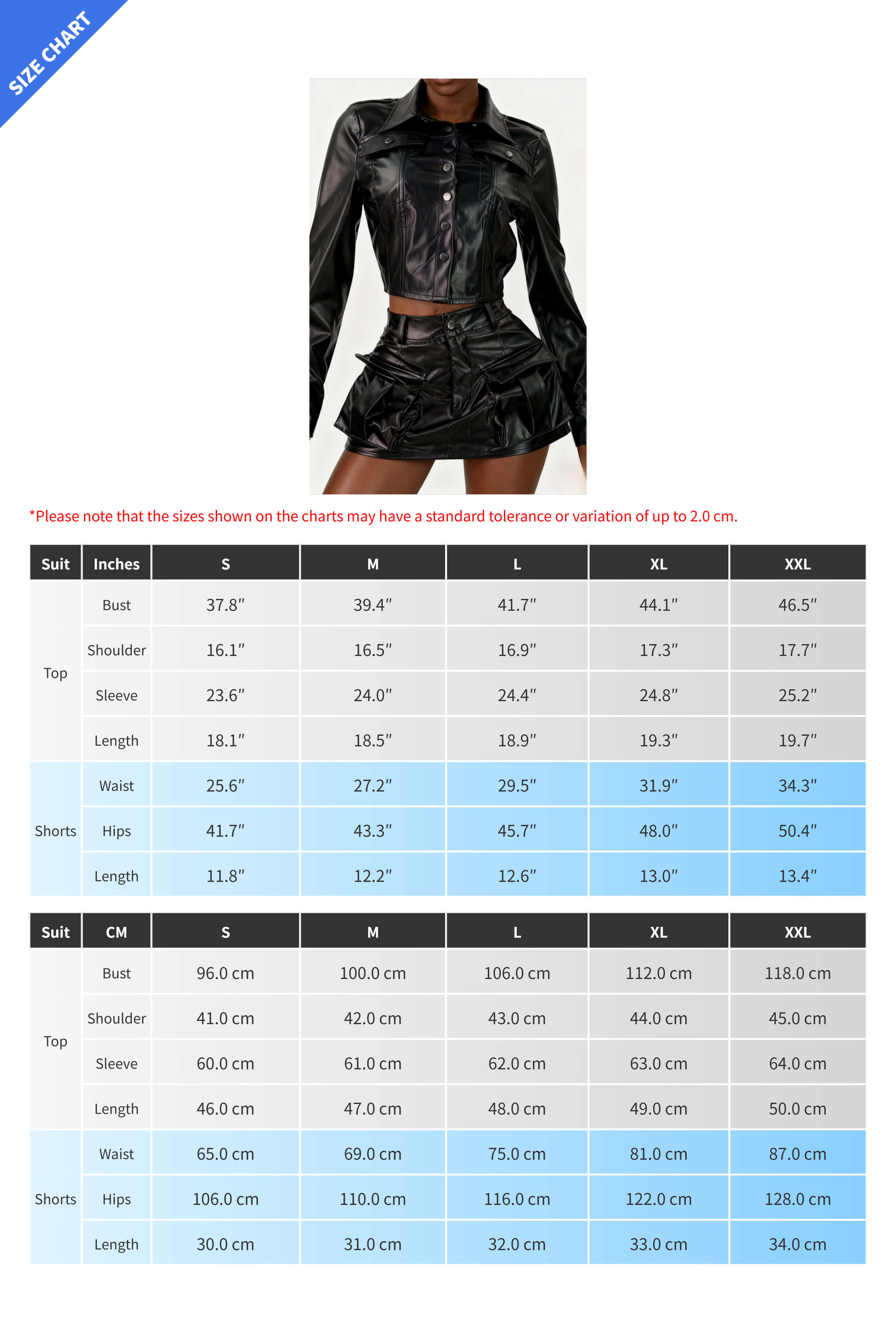 Faux Leather Stretch Button Top Skort Set Lavish Daily