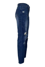 Distressed High Waist Jeans Lavish Daily