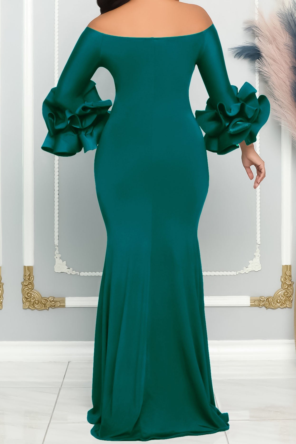 Evening Party Dress, Mermaid Cocktail Dress Lavish Daily