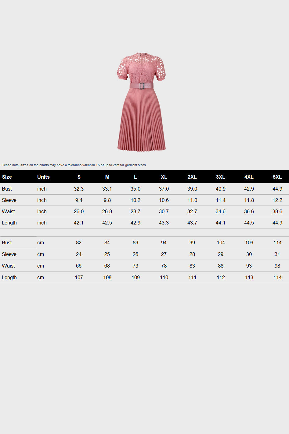 A-Line Pleated Dress Lavish Daily