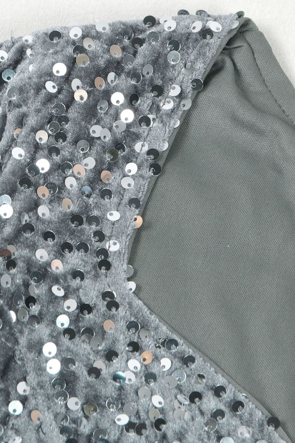 Sequin Slit Mini Bodycon Dress Lavish Daily