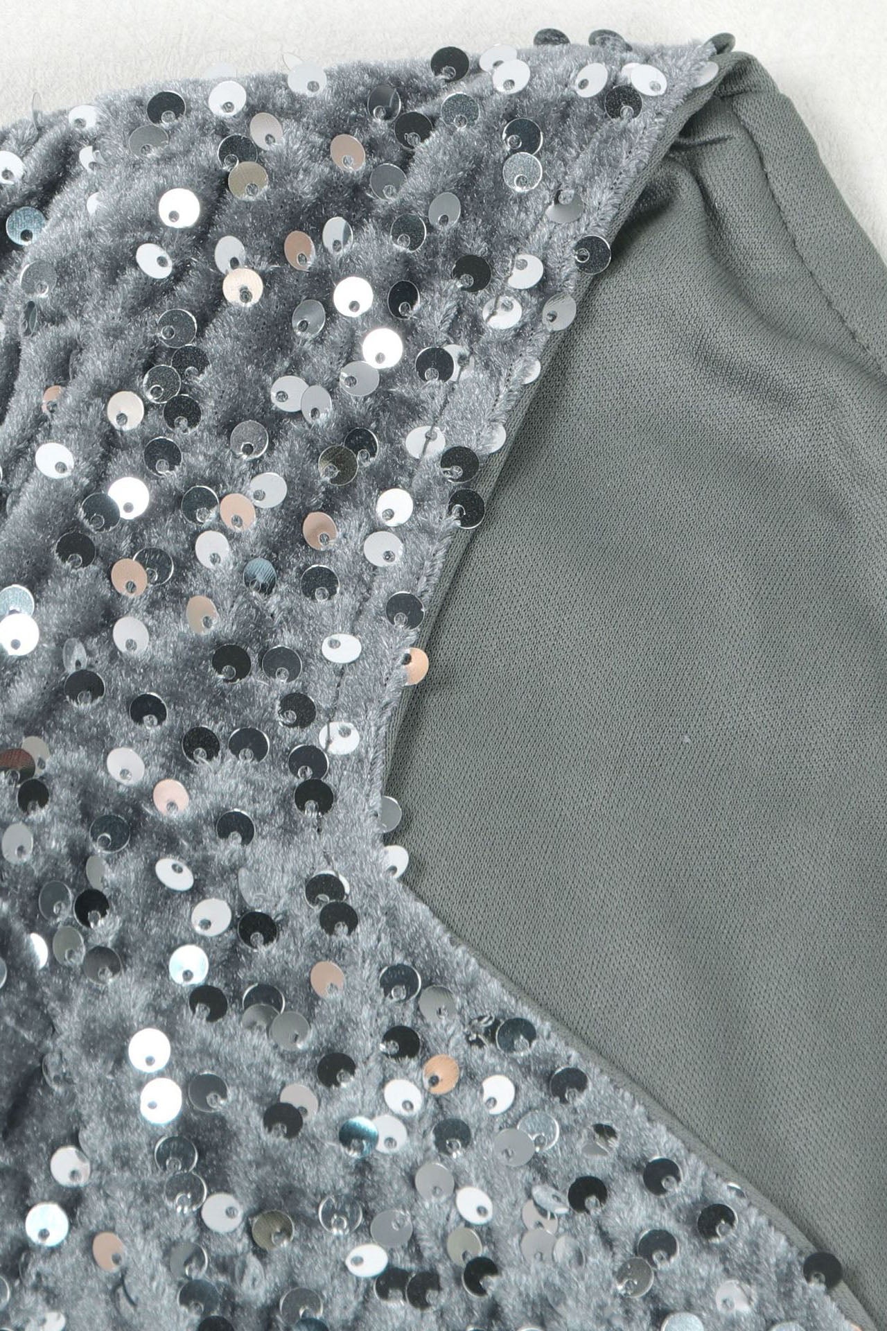 Sequin Slit Mini Bodycon Dress Lavish Daily