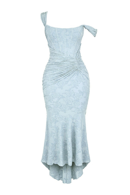 Boned Corset Mermaid Bodycon Maxi Dress Lavish Daily