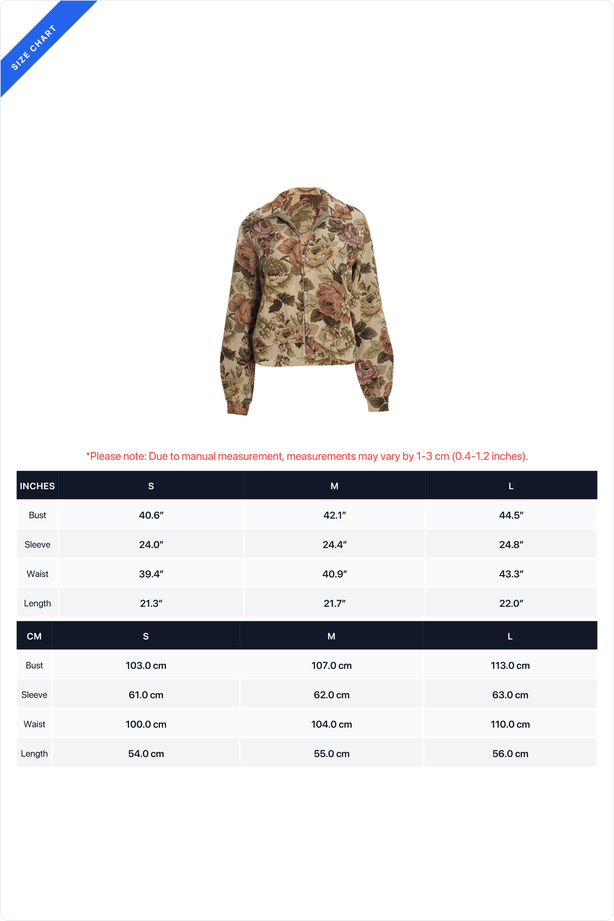 Floral Jacquard Zip-Front Collared Jacket Lavish Daily