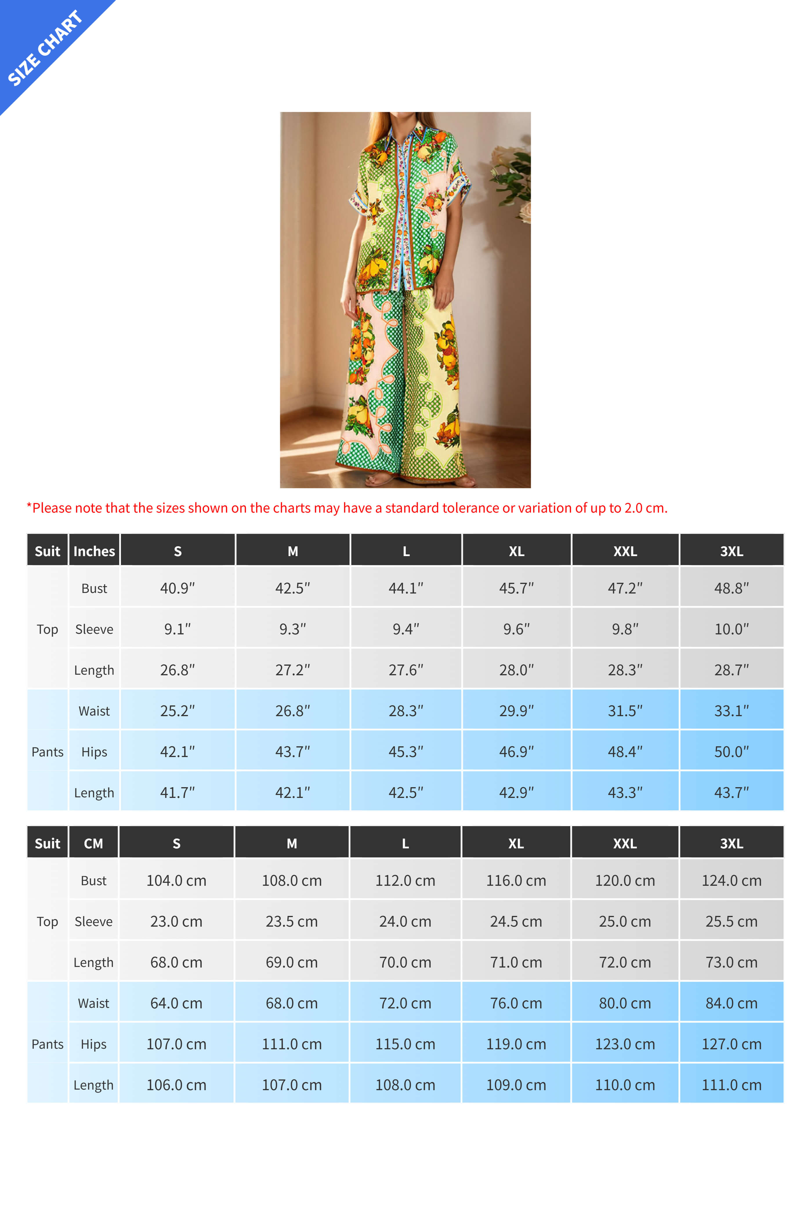 Printed Shirt and Pant Set Lavish Daily