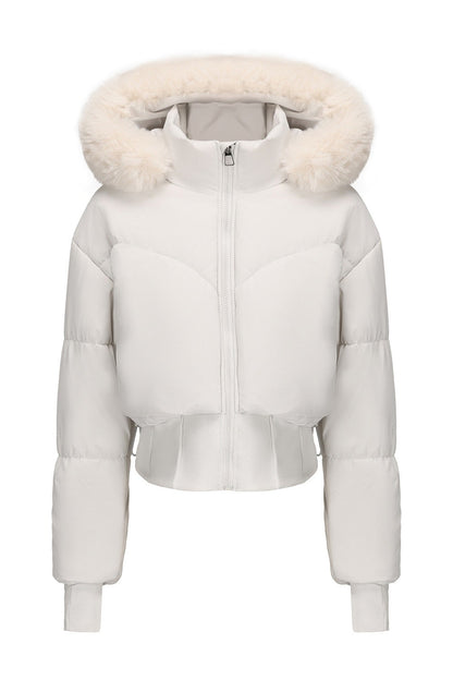 Vintage Short Down Jacket Lavish Daily