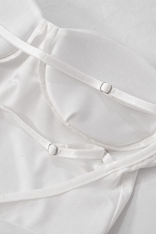 Strapless Booty scrunch Jumpsuit Lavish Daily