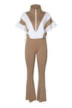 Elastic Waist Colorblock Sport 2-Piece Set Lavish Daily