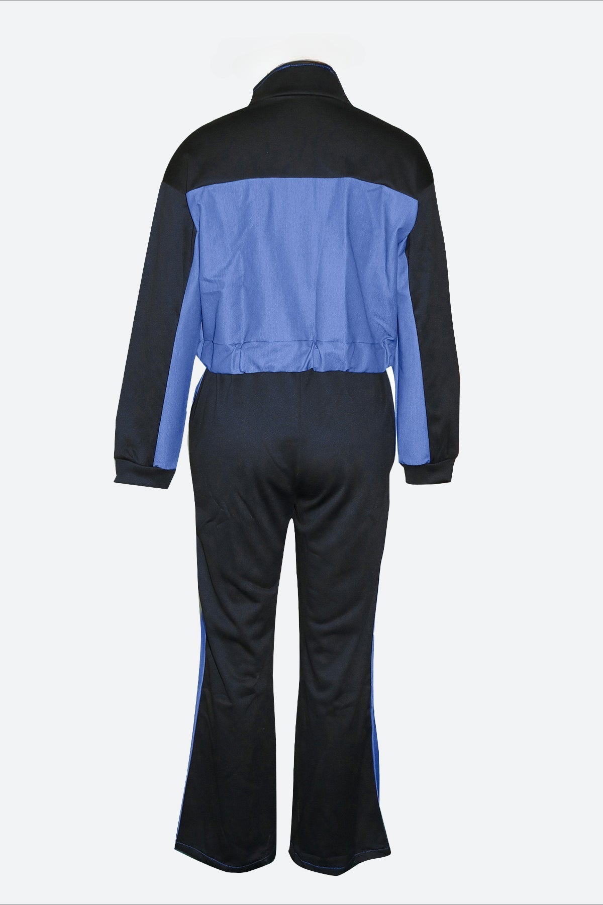 Denim Patchwork Jacket & Long Pant Set Lavish Daily