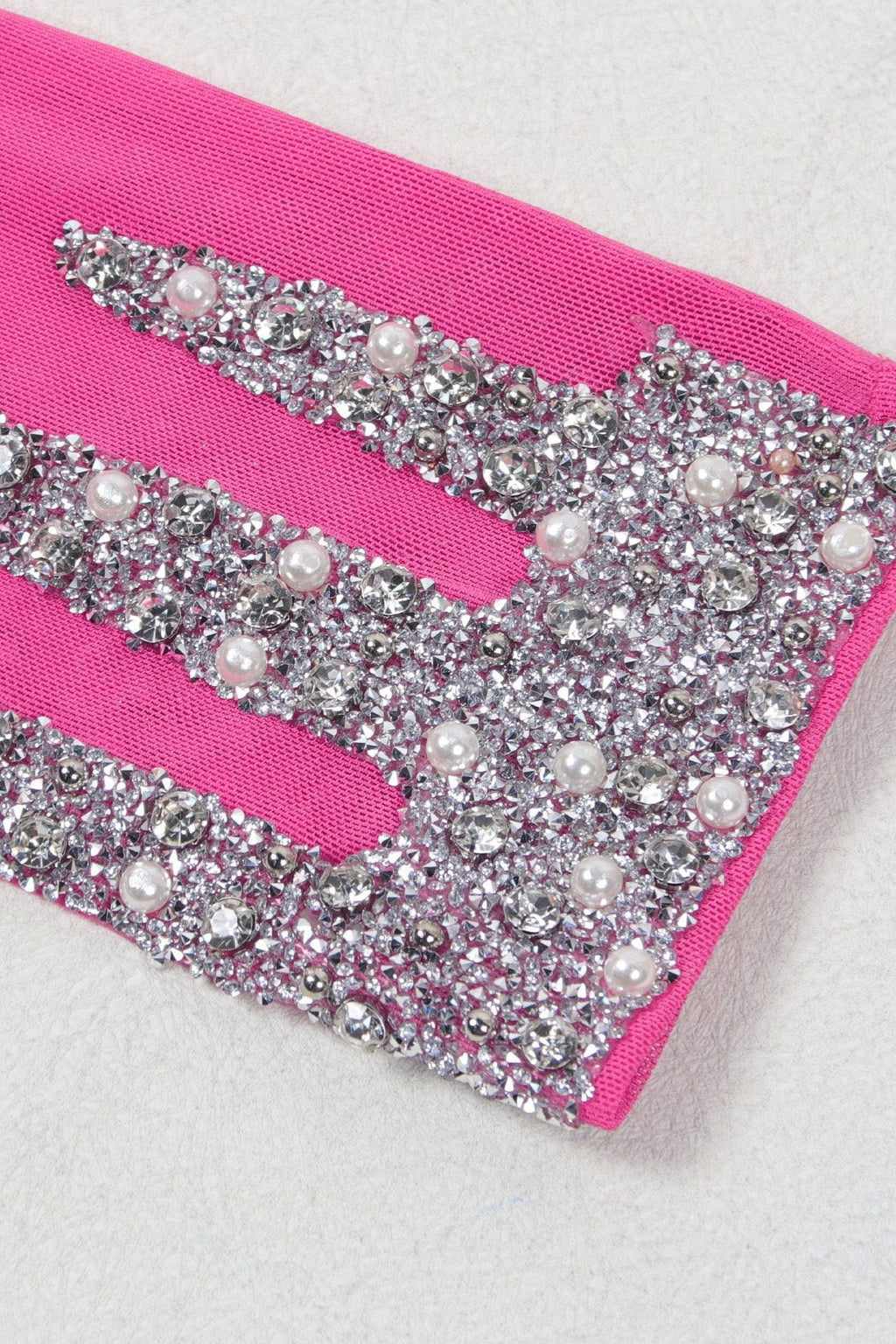 Diamond See-through Stitching Slit Dress Lavish Daily