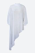 Asymmetrical Hem Shirt Dress Lavish Daily