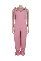 Bandage Casual Style Loose Jumpsuit Lavish Daily