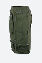 Cargo Zipper Skirt Lavish Daily