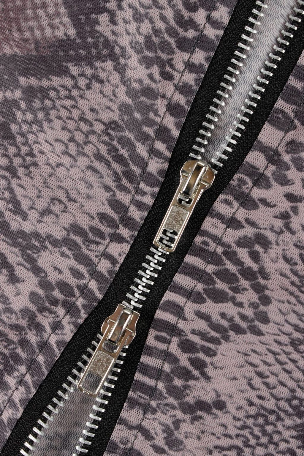 Snake Zip Ruched Top and Pants Set LavishDaily