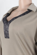 V-Neck Long Sleeve Stretch Fitted Two-Piece Set Lavish Daily