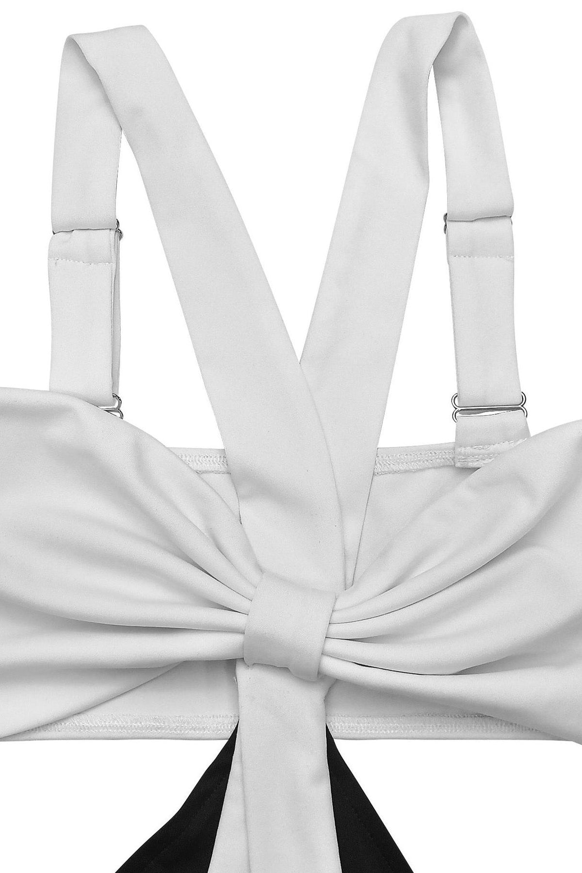 Crisscross Ribbon Cutout Jumpsuit Lavish Daily
