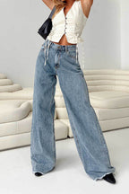 Loose Fit Casual Denim Long Pants Lavish Daily