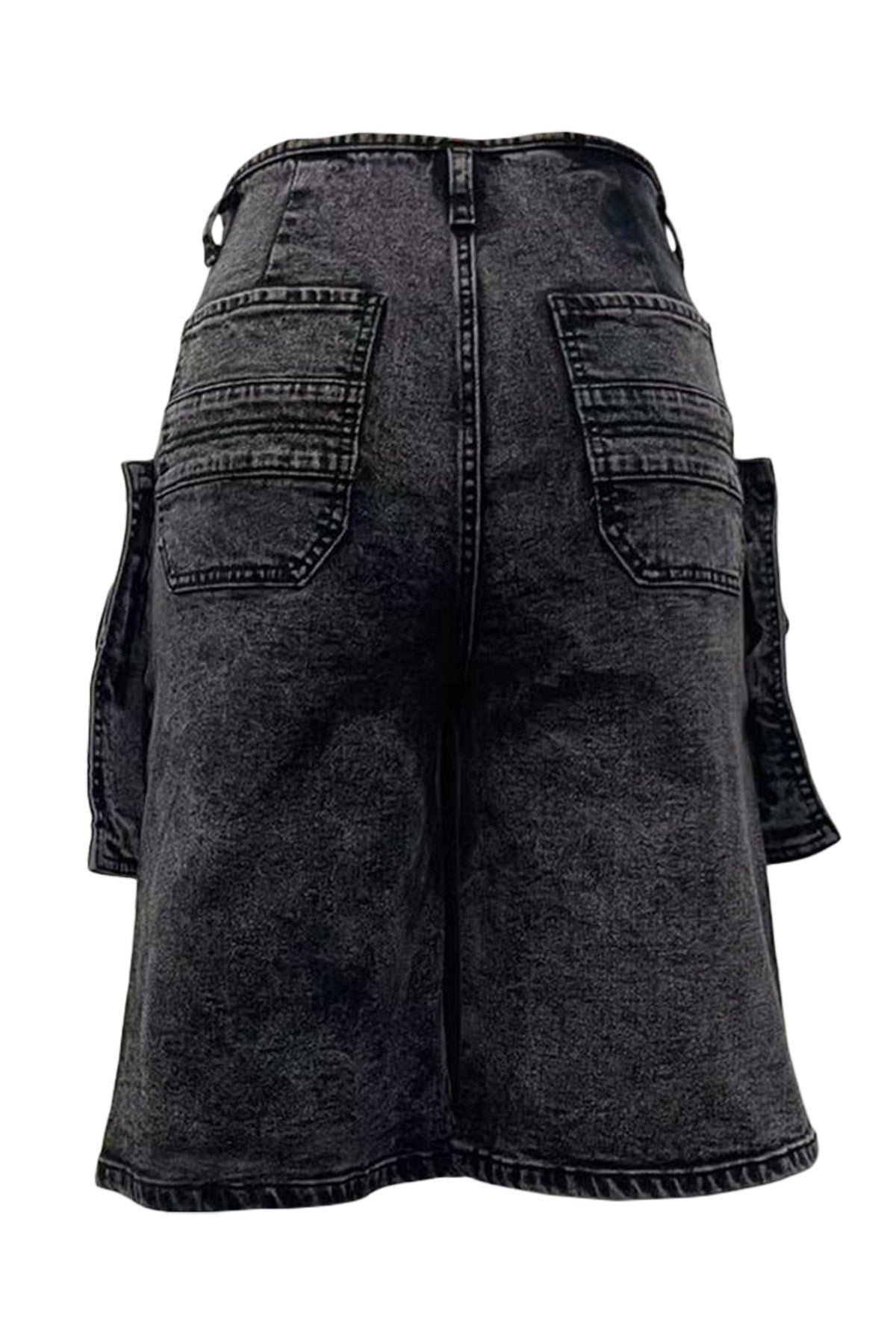 Retro Cargo Denim Shorts Lavish Daily