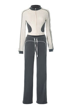 Stand Collar Slim Fit Sport Shorts Set Lavish Daily