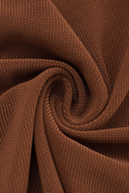 Mesh Backless Swing A-Line Dress Lavish Daily