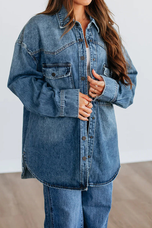 Classic Trucker Denim Jacket Lavish Daily