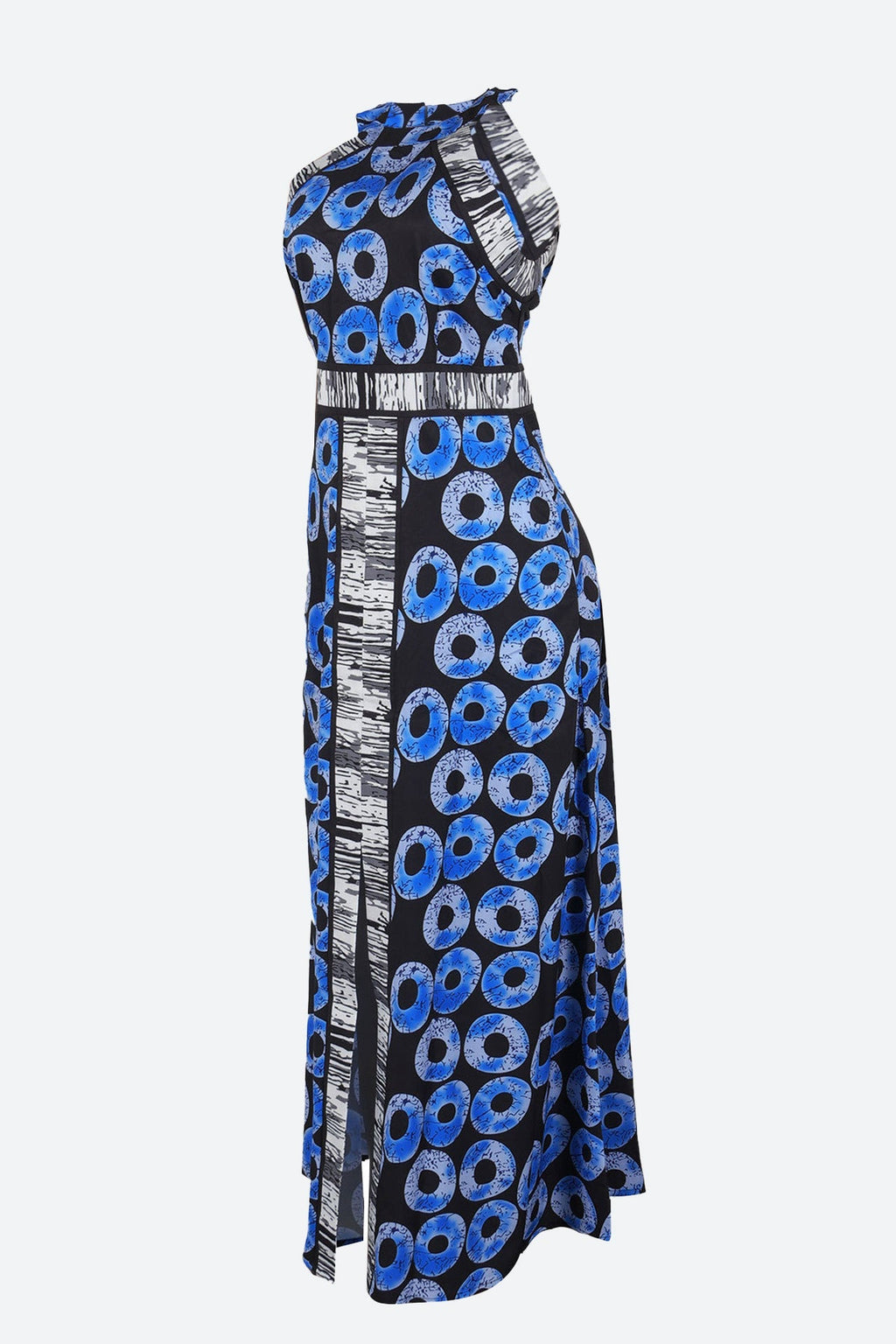 Printed Sleeveless Maxi Dress Lavish Daily