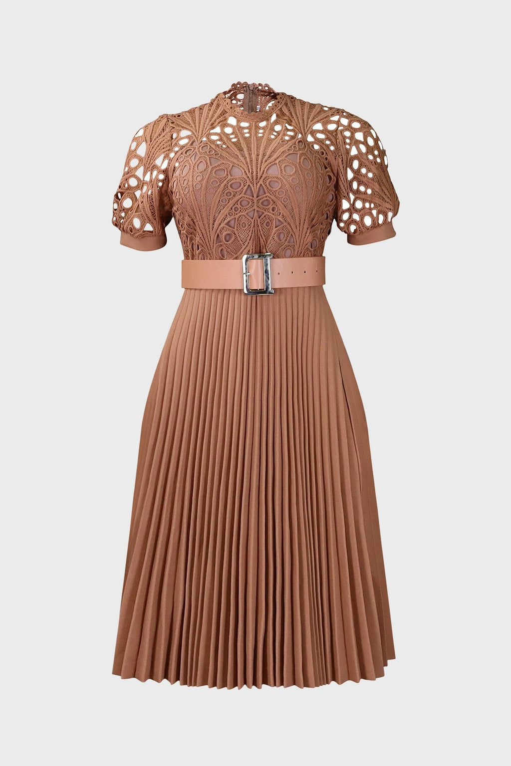 A-Line Pleated Dress Lavish Daily
