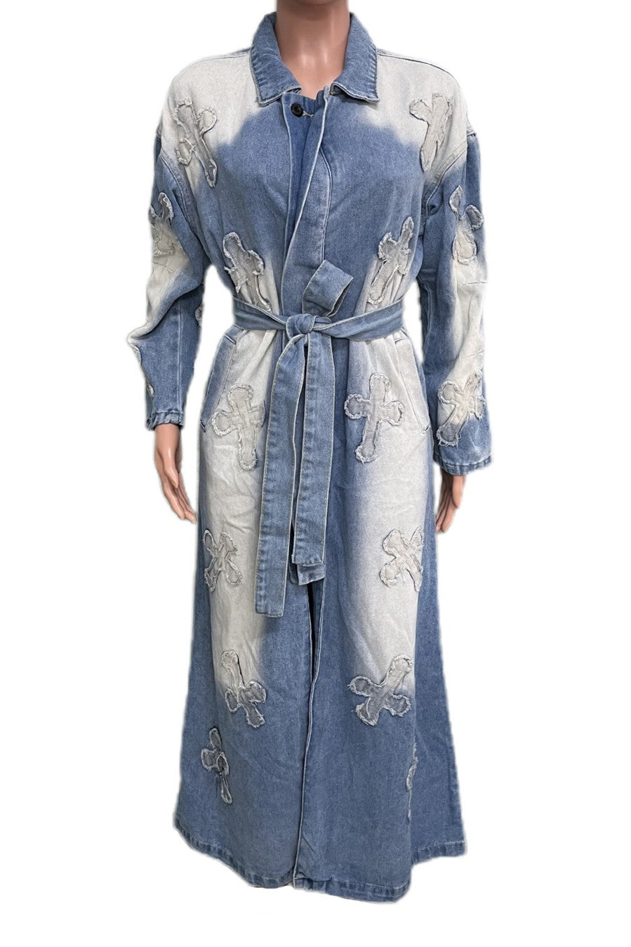 Cross Your Mind Denim Coat Lavish Daily