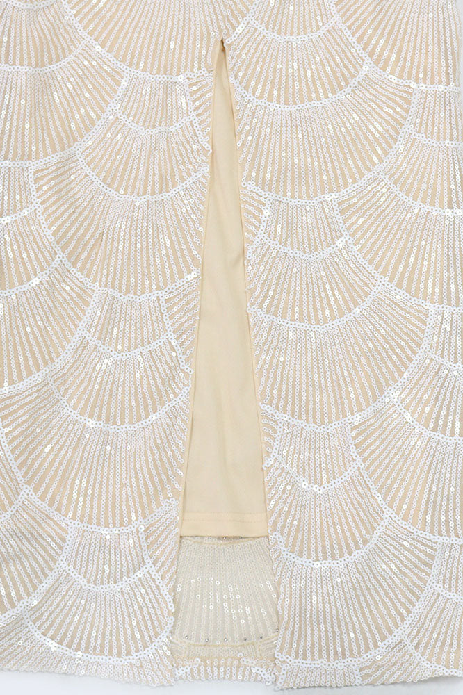 Pearl Sequin Maxi Dress Lavish Daily