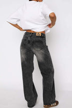 Low Rise Wide Leg Jeans Lavish Daily