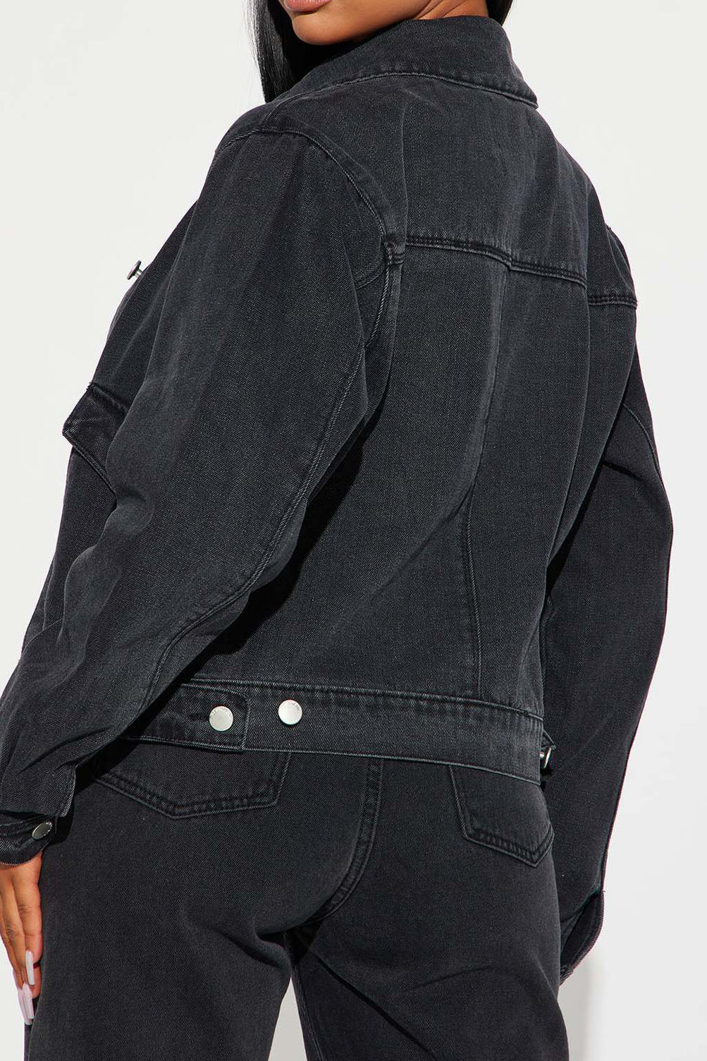 Denim Cropped Jacket Lavish Daily