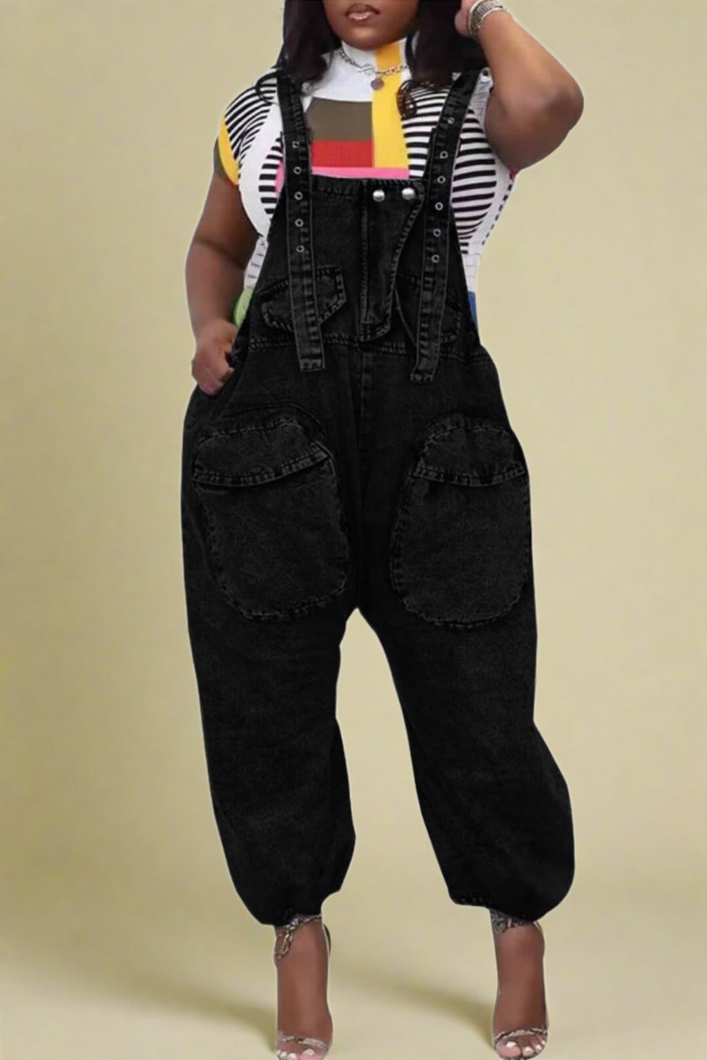 Denim Overalls Jumpsuit Lavish Daily