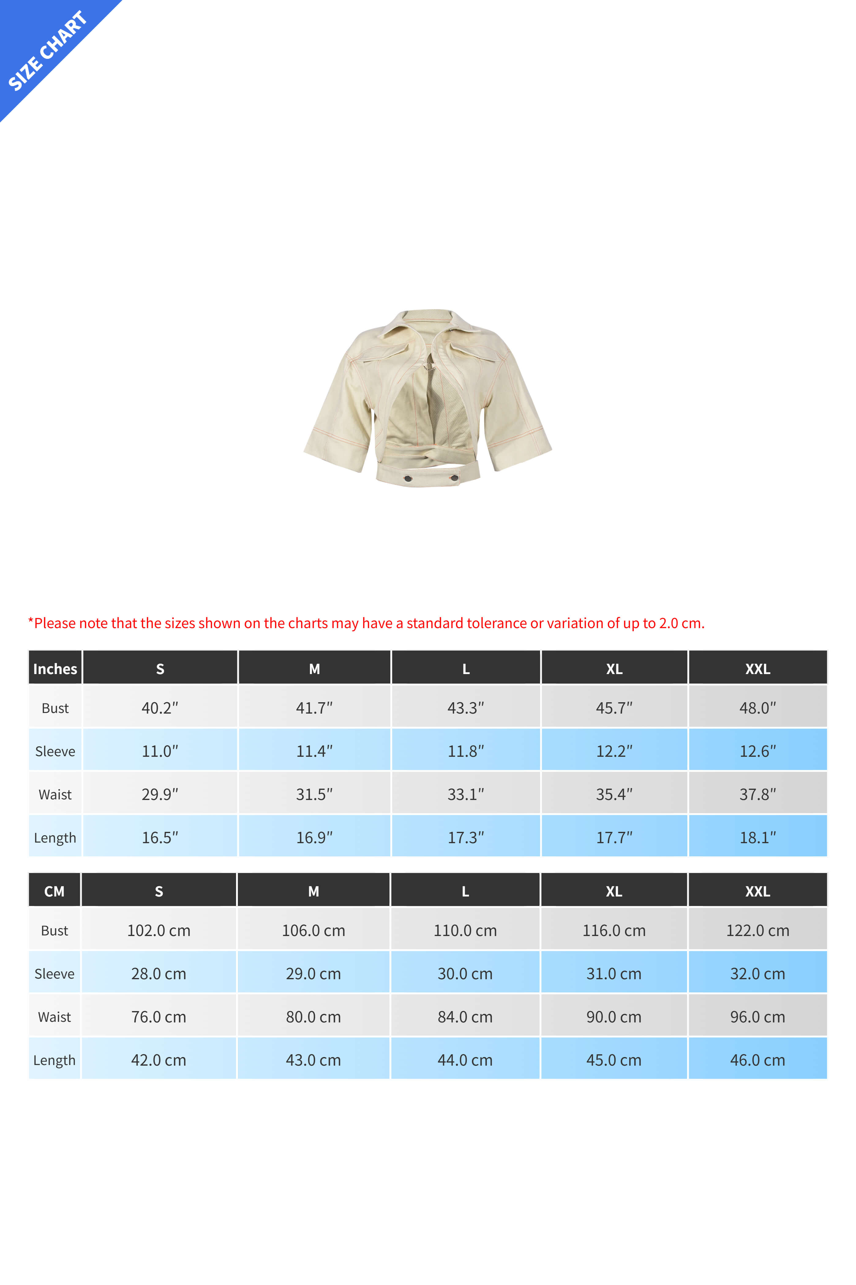 Midriff Crop Top Jacket Lavish Daily