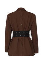 Double Side Belted Blazer Lavish Daily