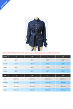 Casual Stand Collar Button Denim Jacket Lavish Daily