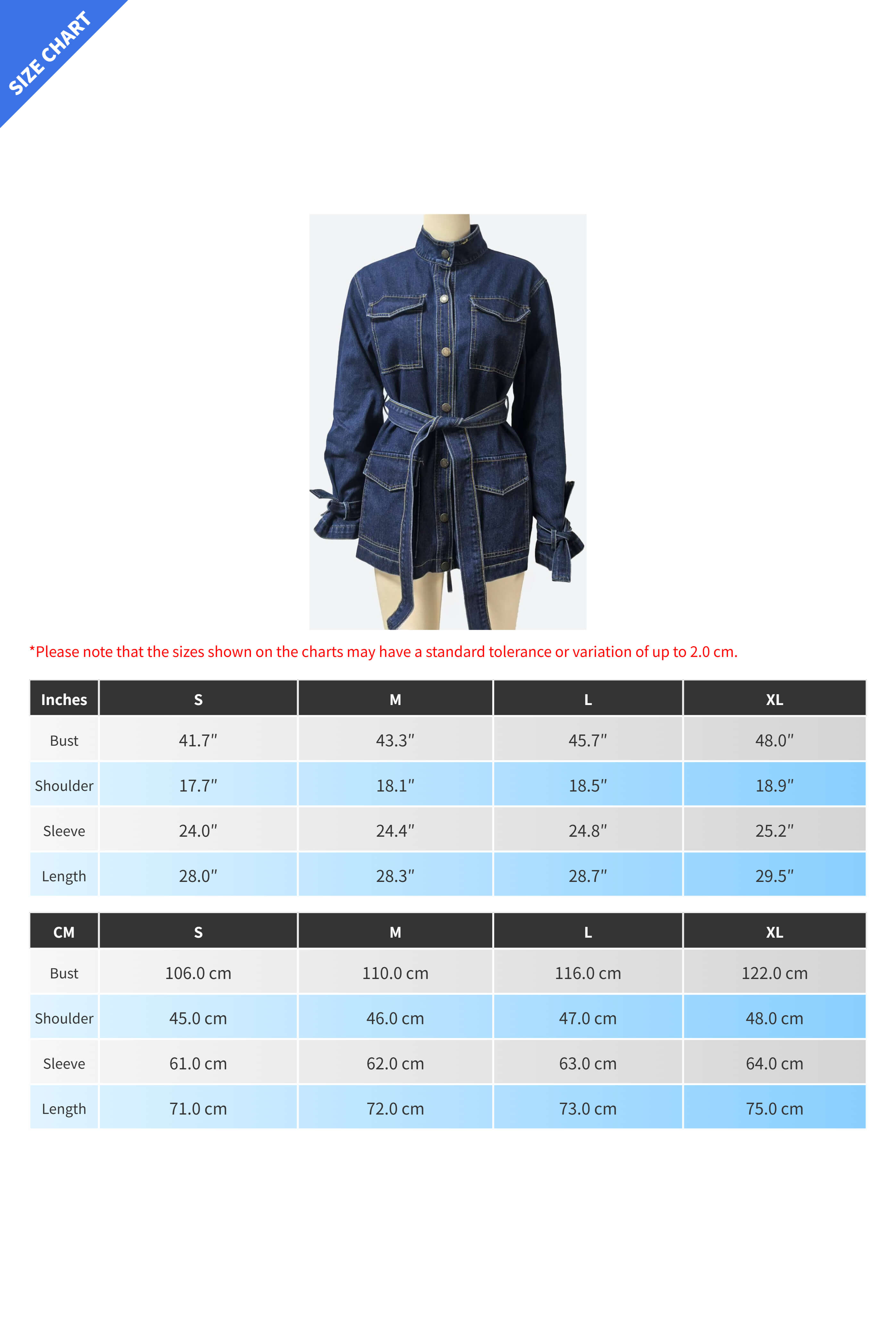 Casual Stand Collar Button Denim Jacket Lavish Daily