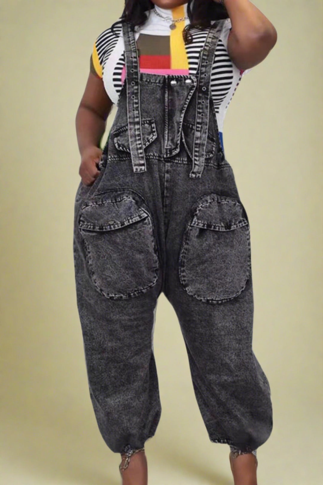 Denim Overalls Jumpsuit Lavish Daily