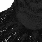 Black Sequin Strapless Mini Dress Lavish Daily