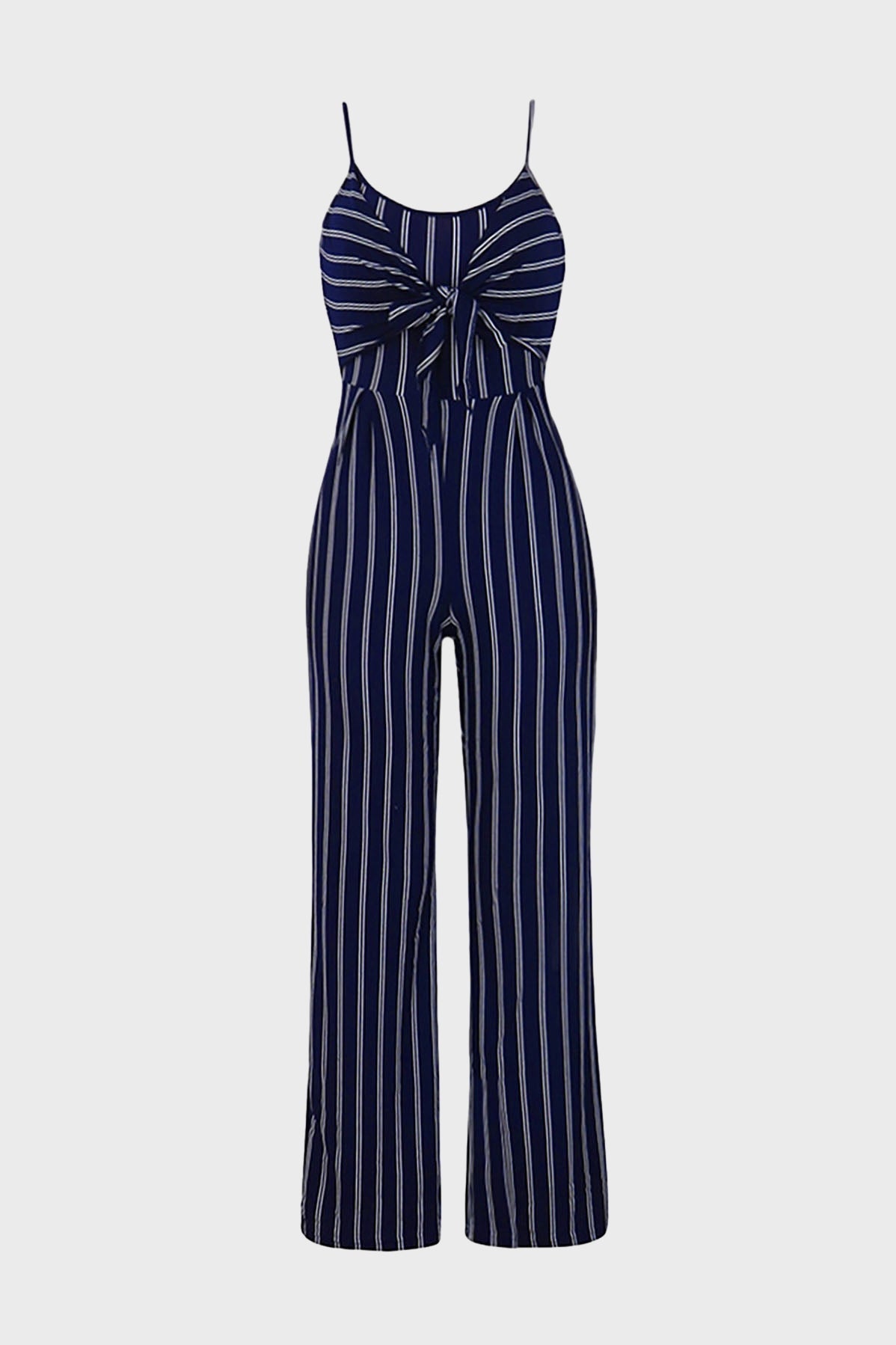 Stripe Jumpsuit Lavish Daily