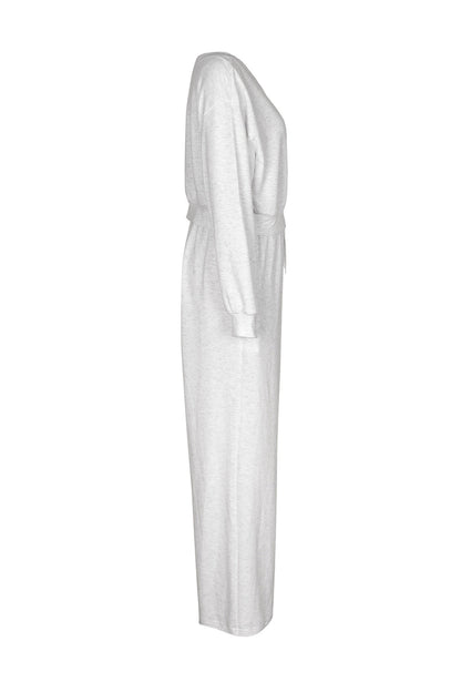 Off-Shoulder Sweatshirt & Wide-Leg Pants Set Lavish Daily