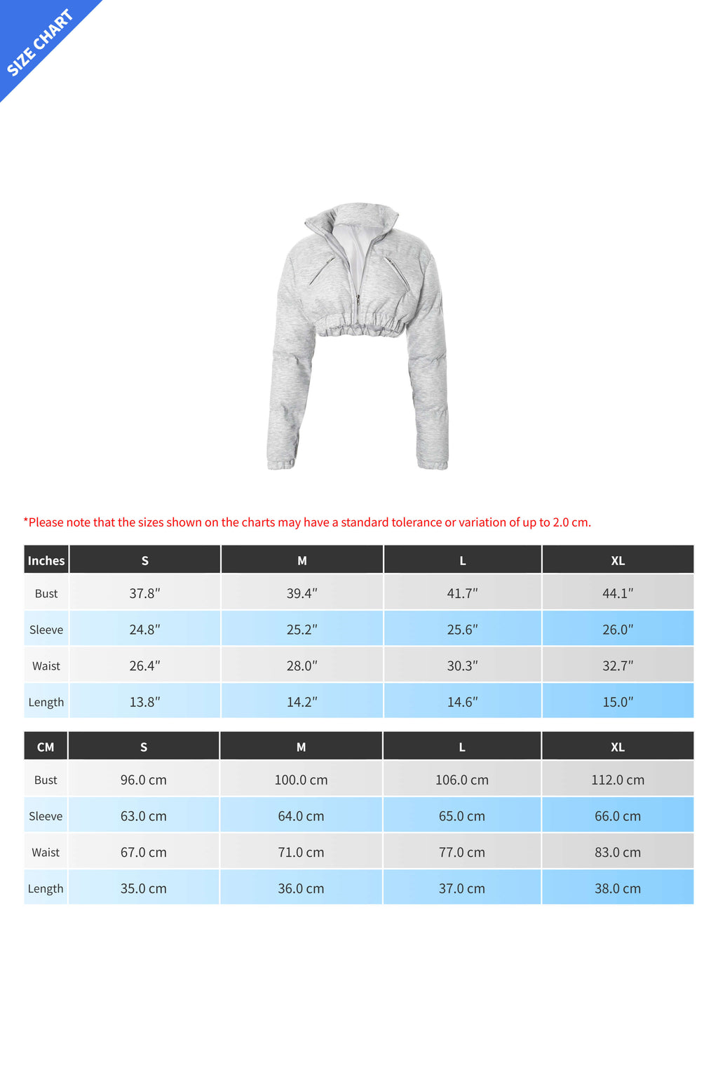 Cropped Puffer Jacket Lavish Daily