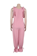 Bandage Casual Style Loose Jumpsuit Lavish Daily